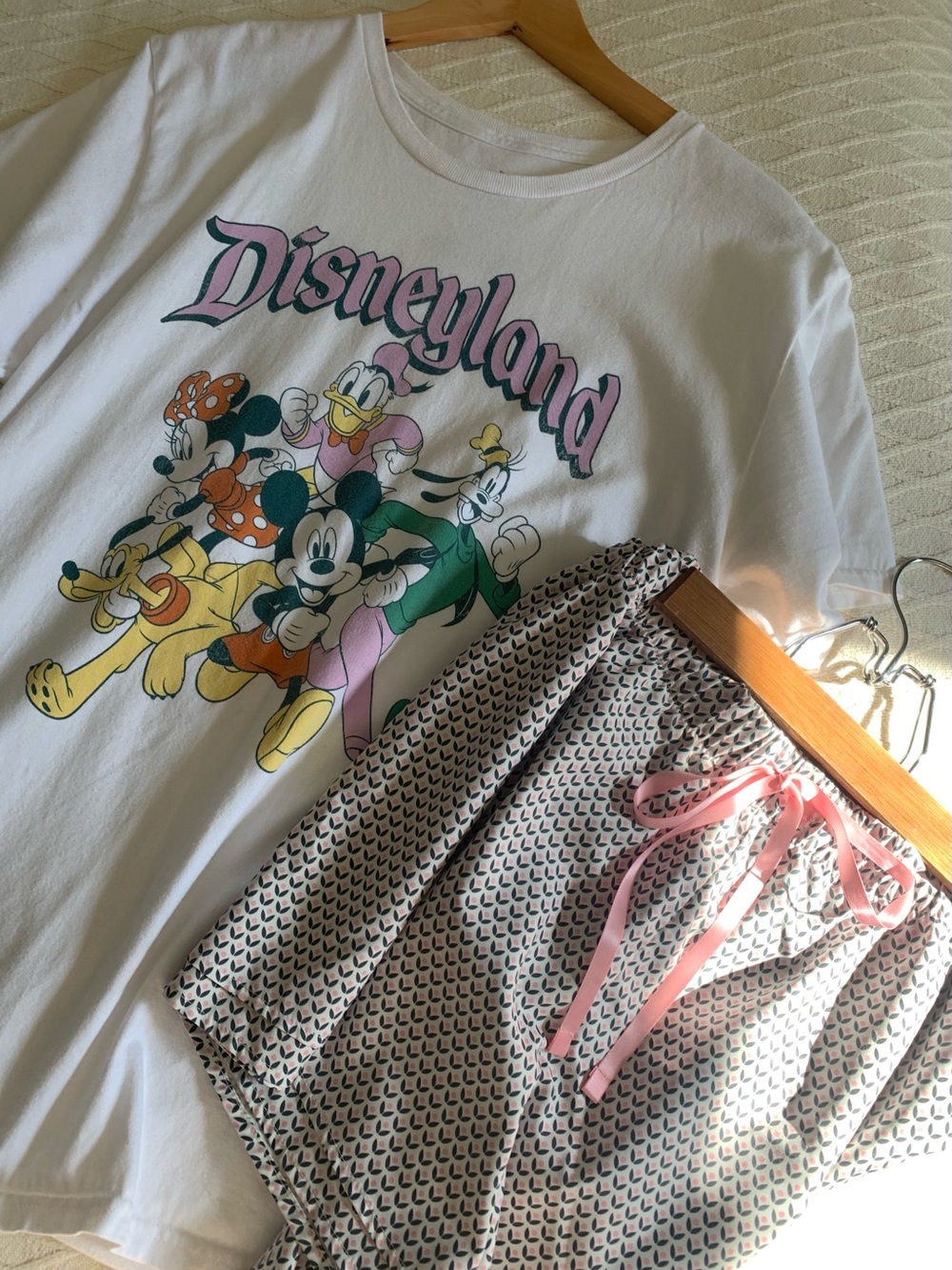 Disney | Pajama/Lounge Set Character Print 2pc Lot , Size L